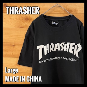 【THRASHER】アーチロゴ 半袖Tシャツ Lサイズ スラッシャー スケボー US古着