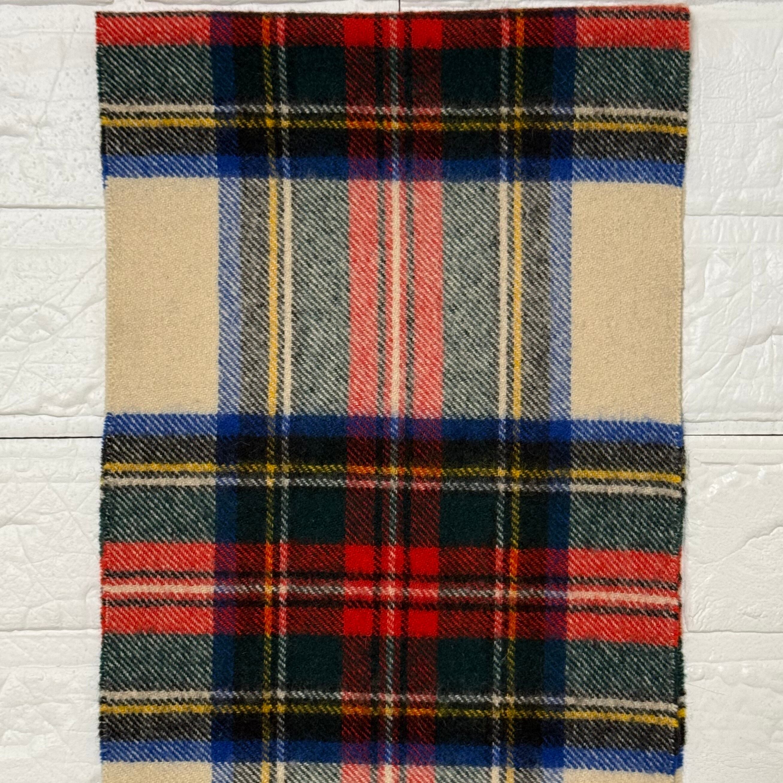 Johnstons of Elgin ドレススチュワート カシミヤ マフラー (オフ