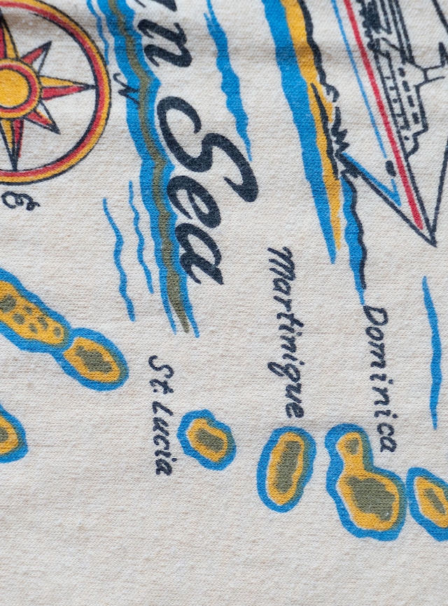 "Shell Seekers" 1990s Caribbean Sea t-shirt