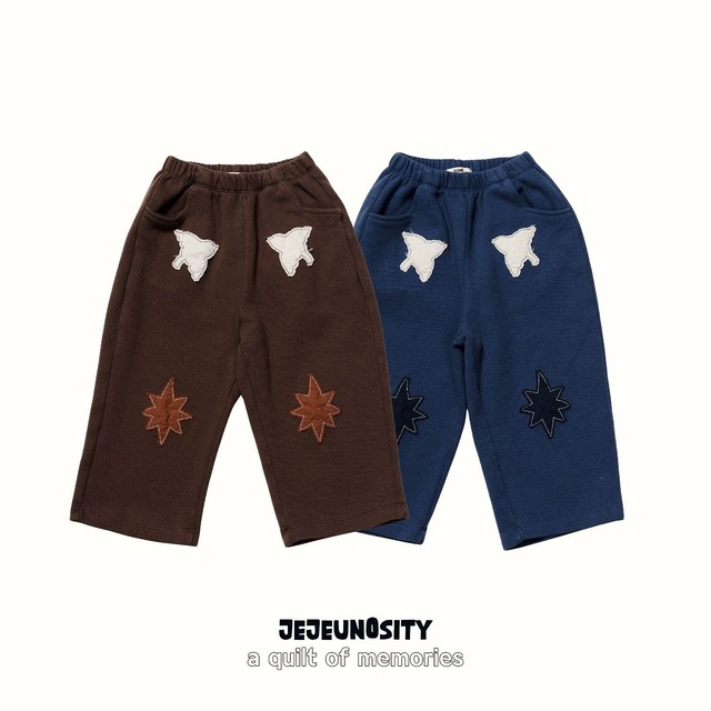 【取寄】jejeunosity｜bird star pants｜バードスターパンツ｜XS-JM｜kids&jr｜26 autumn