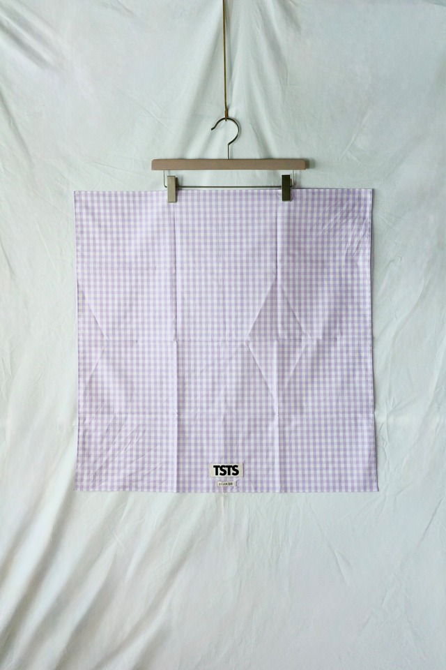 TSTS【GINGHAM SCARF -LIGHT PURPLE GINGHAM-】