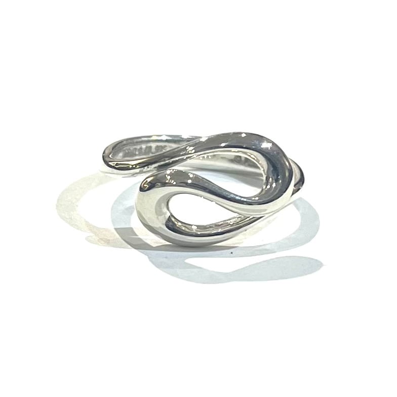 希少【TIFFANY&CO】【12号】2243 オープンウェーブ指輪 12号