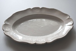 19th C. Cul Noir Oval Platter