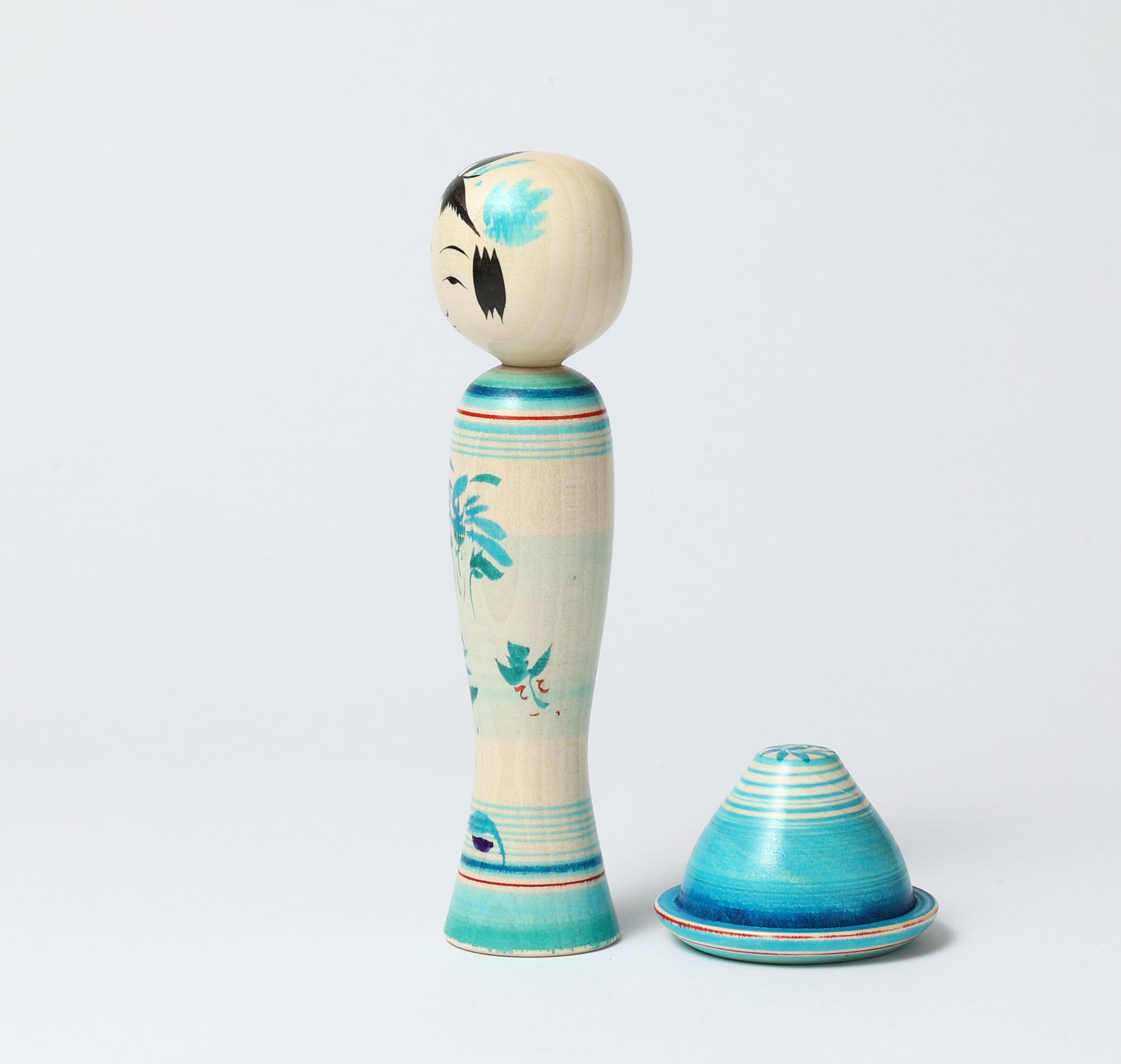 帽子こけし Boushi-hat kokeshi doll | 大沼秀顕工人 Hideaki OHNUMA