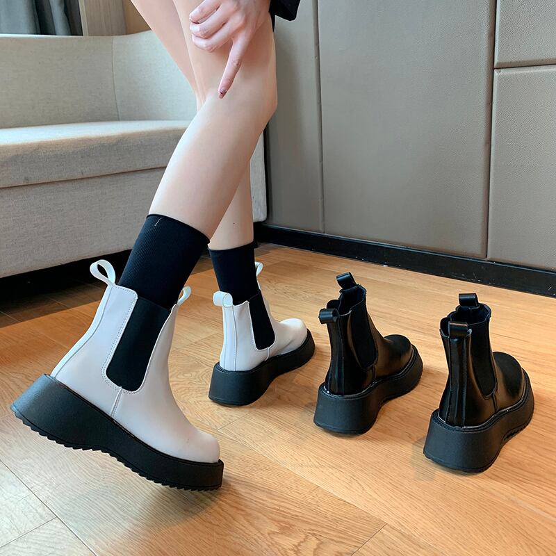 ショートブーツスプリングオータムスリーブ 靴 シューズ 春物 秋物 部族の婦人靴17049764590