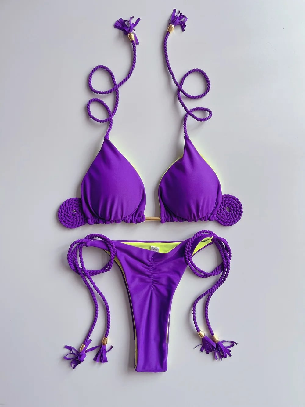 女性用ローカットビキニセット,ツーピース水着,セクシー,腕立て伏せ