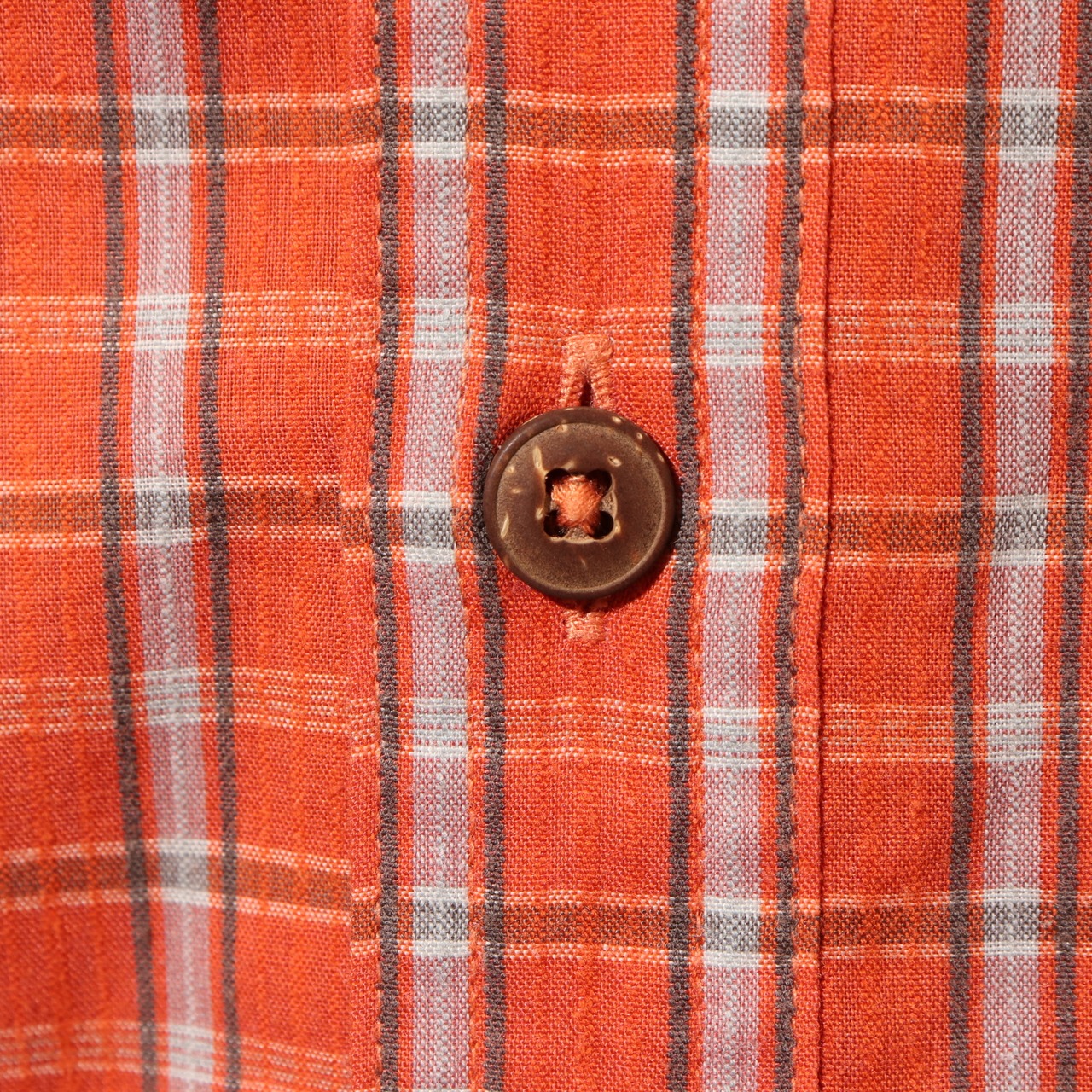 美品 L オレンジ Puckerware Shirt Patagonia パッカーウェアシャツ パタゴニア  シアサッカー