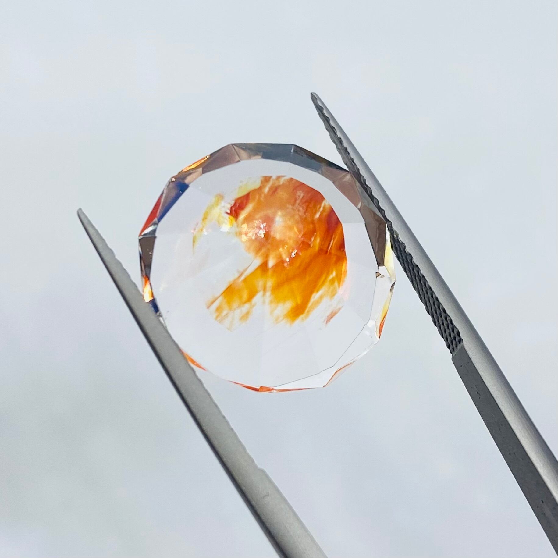 万華鏡　海に見る夕日　オーロラクオーツ