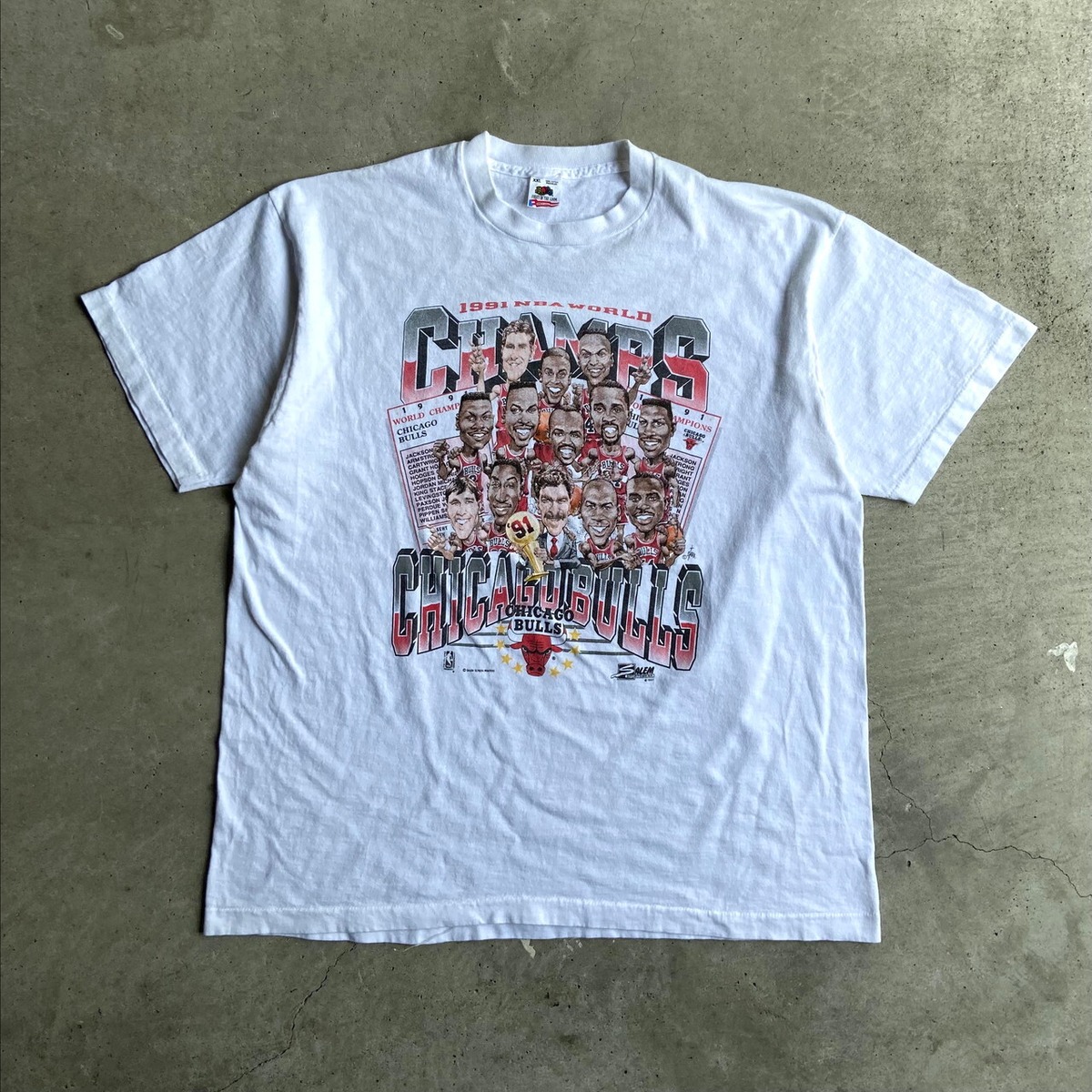 ビッグサイズ 90年代 USA製 91年チャンピオン NBA シカゴブルズ プリン 