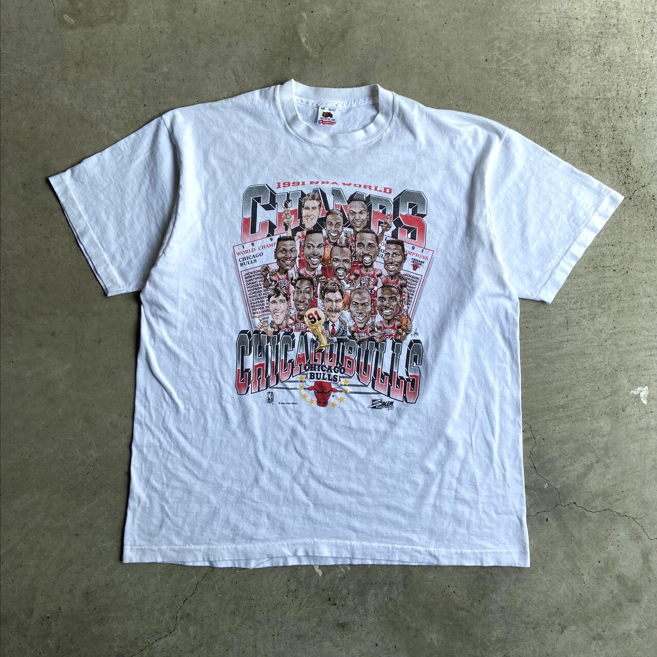 ビッグサイズ 90年代 USA製 91年チャンピオン NBA シカゴブルズ プリン 