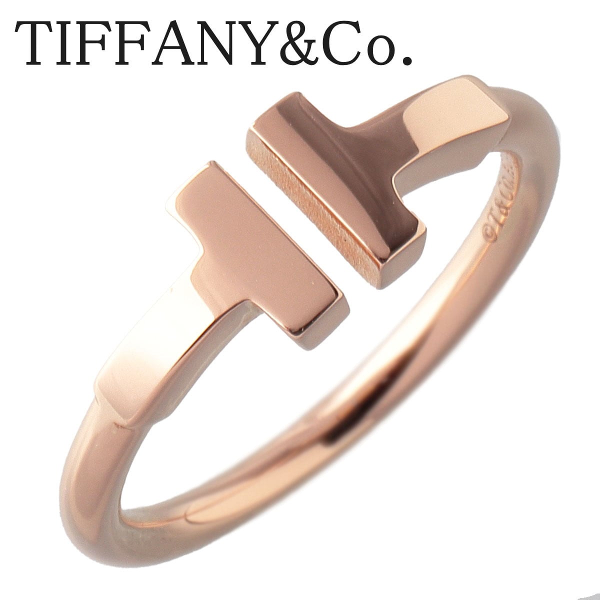 Tiffany ワイヤー リング 18K ゴールド　７号こちらお値下げ後の商品ですので