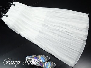 ★送料無料★フリ－★ハイウエストロング丈プリ－ツスカ－ト（SKN9356)