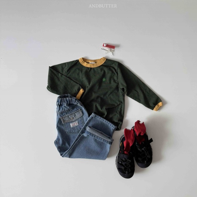 《送料無料》予約：ジェリーバイカラーT【ANDBUTTER】