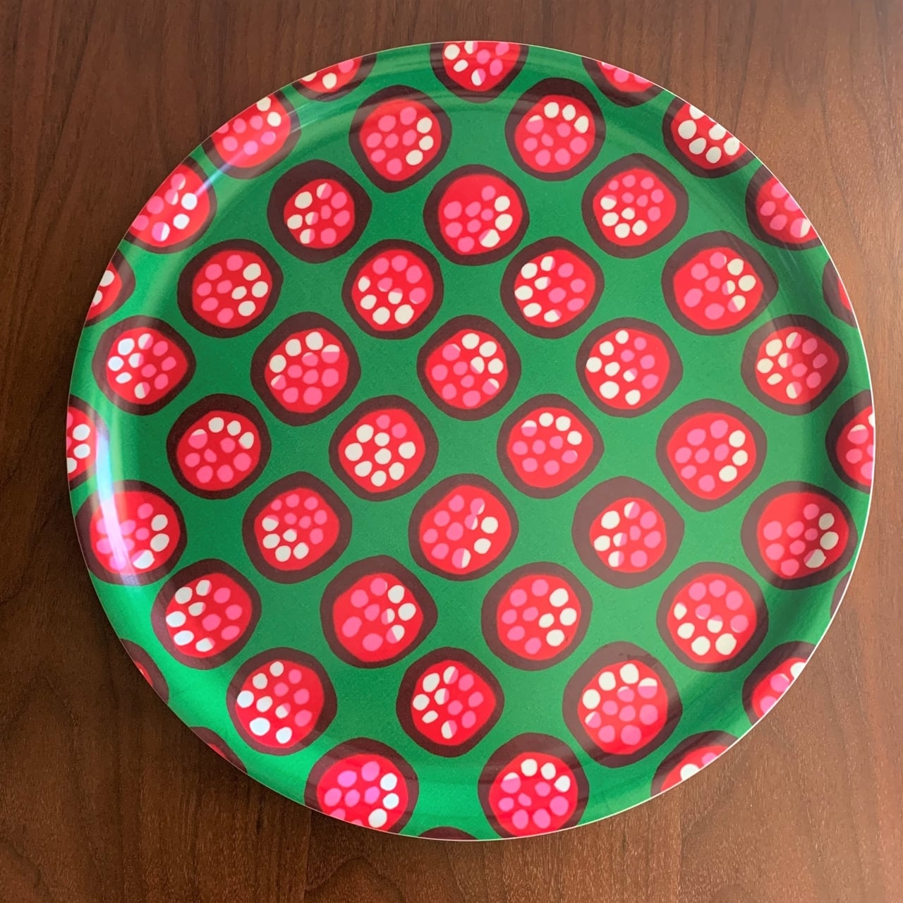 マリメッコ ビンテージ ラウンドトレイ / marimekko Vintage Tray made in Finland | ON THE MOON  powered by BASE