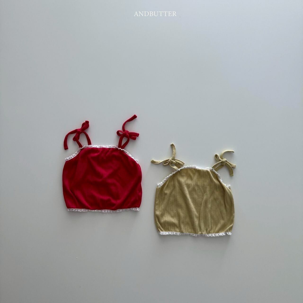 【予約】and butter / アイレットビスチェ