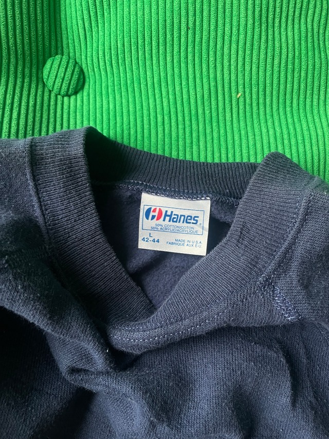 80s Hanes MADE IN USA Back Print Sweatshirt