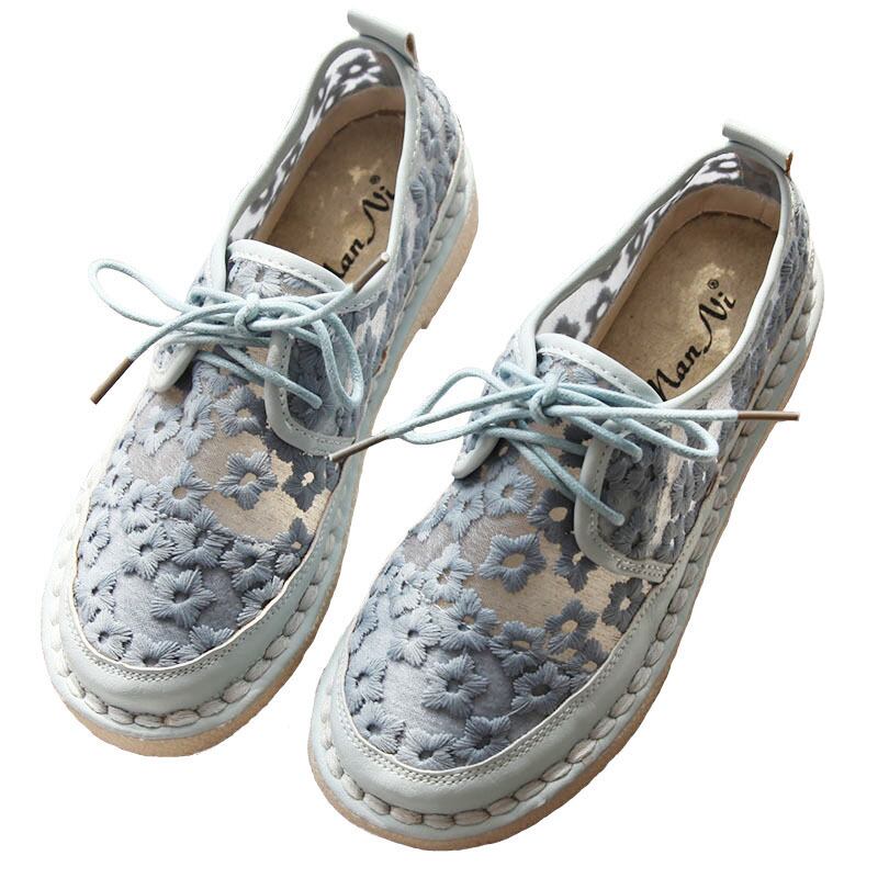 レースフラットシューズ シースルー シューズ レディースシューズ