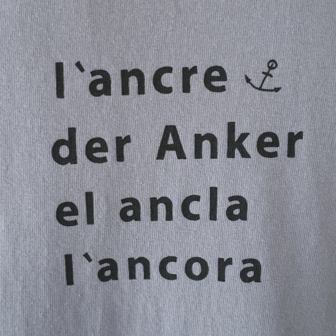 快晴堂 カイセイドウ 海上がりUNI Tシャツ ANCHOR アンカー【メンズ】