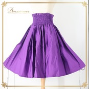 フラダンス 衣装 パウスカート パープル系 紫 無地 シンプル シングル スカート 華やか 鮮やか 大人っぽい フレア ハワイアン レッスン 練習 フラ ダンス アロハ 上品 エレガント ふんわり フレアスカート 大人 フレアスカート スタイリッシュ 軽やか