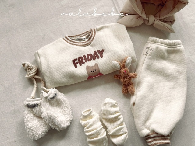 [予約][送料無料]《valubebe》Dog fleece-lined sweatshirt (baby) 51