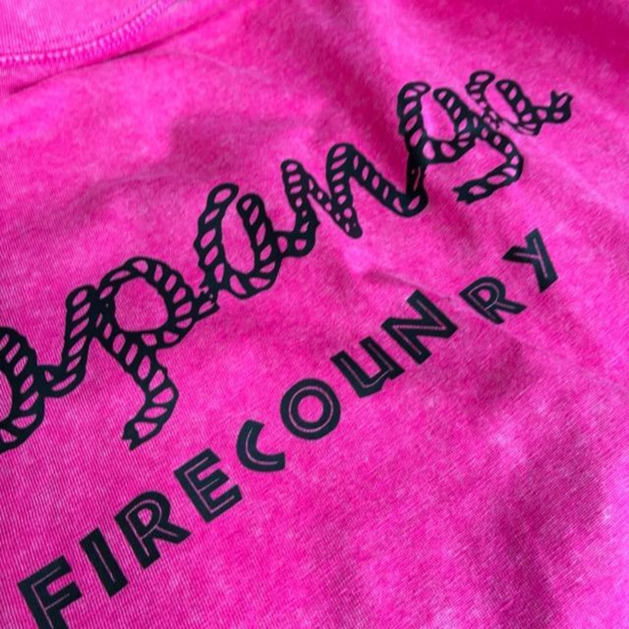 TOPANGA Lady's　TOPANGA FIRECOUNTRY Pigment dyed T-shirt PINK Viking S M L XL