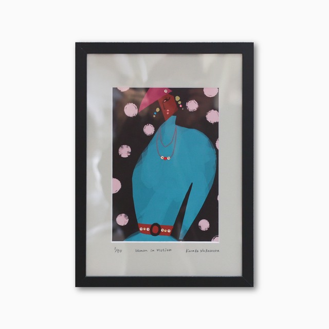 【025】Woman in Motion / 約W229×H316mm