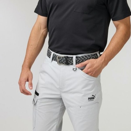 PUMA WORKWEAR ストレッチメッシュベルト レギュラー 無段階調整 PW-1024A メンズ ベルト 作業服 作業着