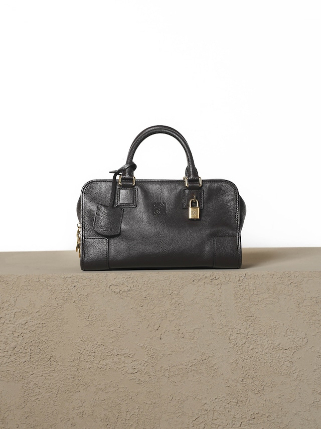 LOEWE ロエベ アマソナ28  ブラウン ゴールド金具 ハンドバッグ　