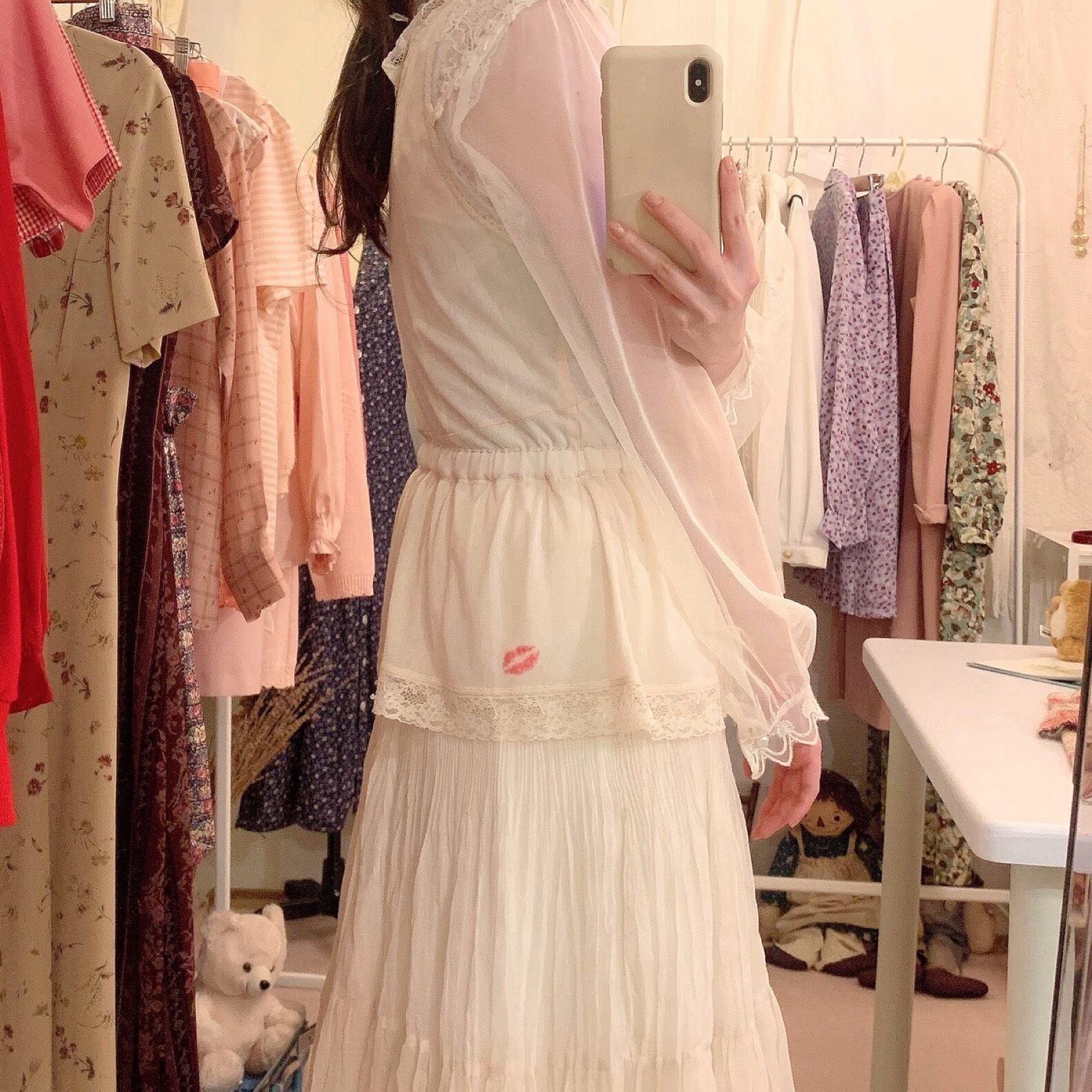 remake : freckles constellation lingerie dress