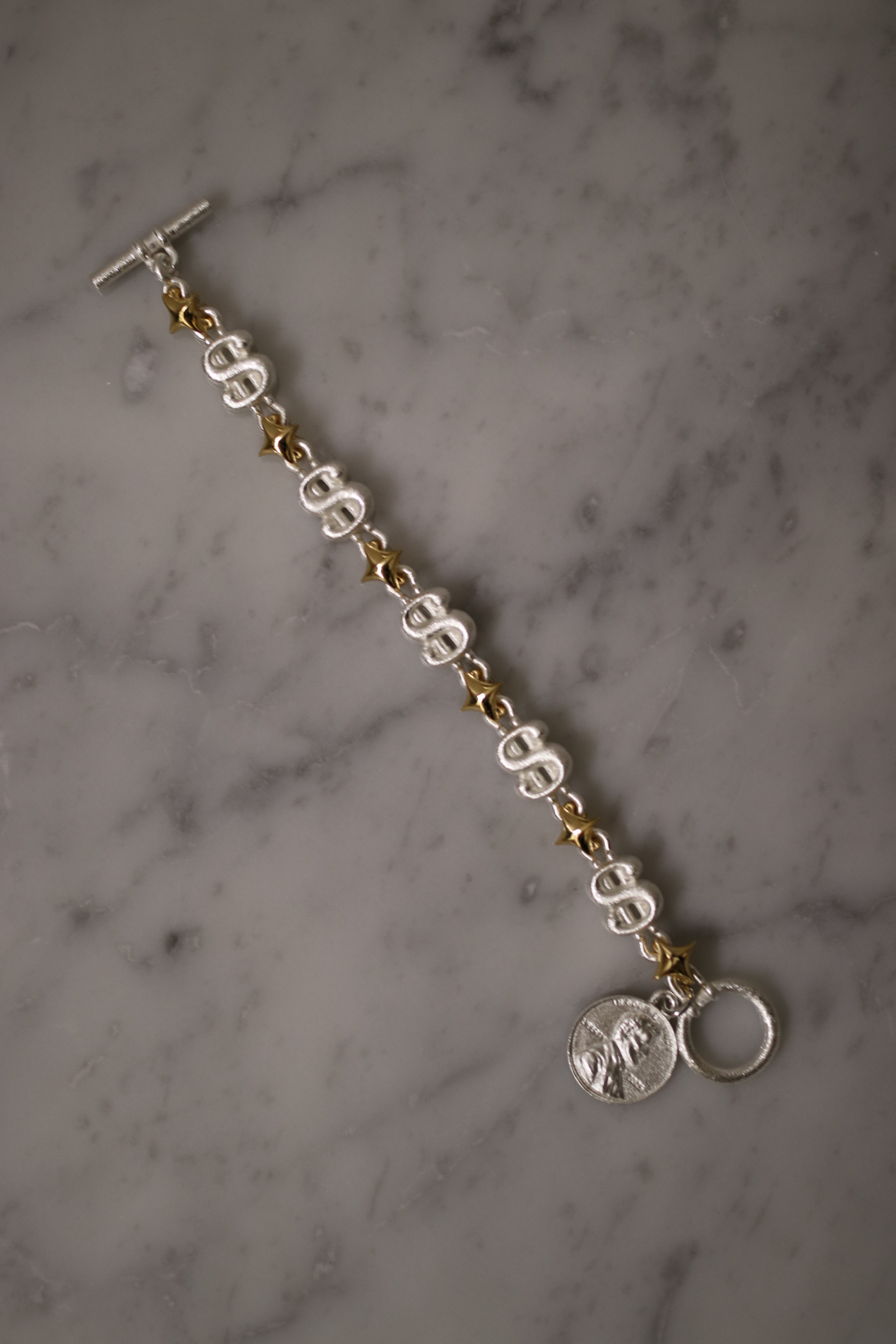 26SS】KOTA OKUDA BRACELET(DOLLAR-＄/ SILVER)(SILVER) KOMW-001-M