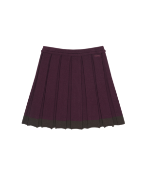 [COYSEIO] KNIT PLEATS SKIRT WINE 正規品 韓国ブランド 韓国通販 韓国代行 韓国ファッション コイセイオ 日本 店舗