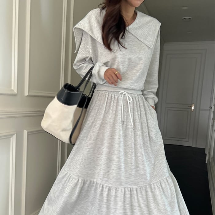 セーラーカラー スウェット セットアップ 2color/3412844