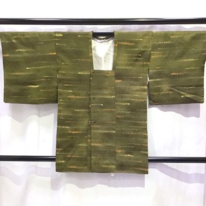 道行・着物・和装コート・緑系地・No.200701-1633・梱包サイズ60