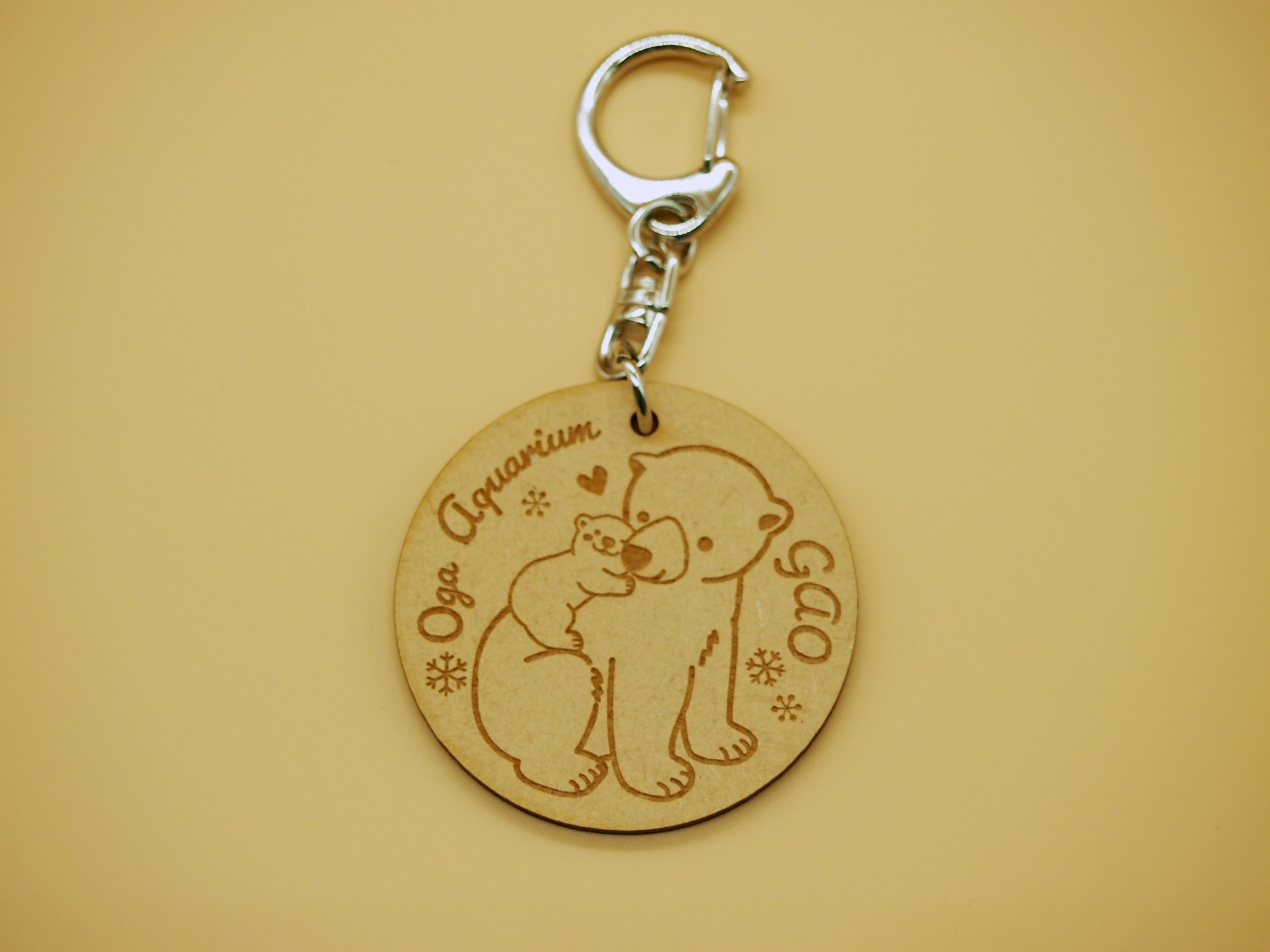 木質パネルキーホルダー | 男鹿水族館GAO Online Shop