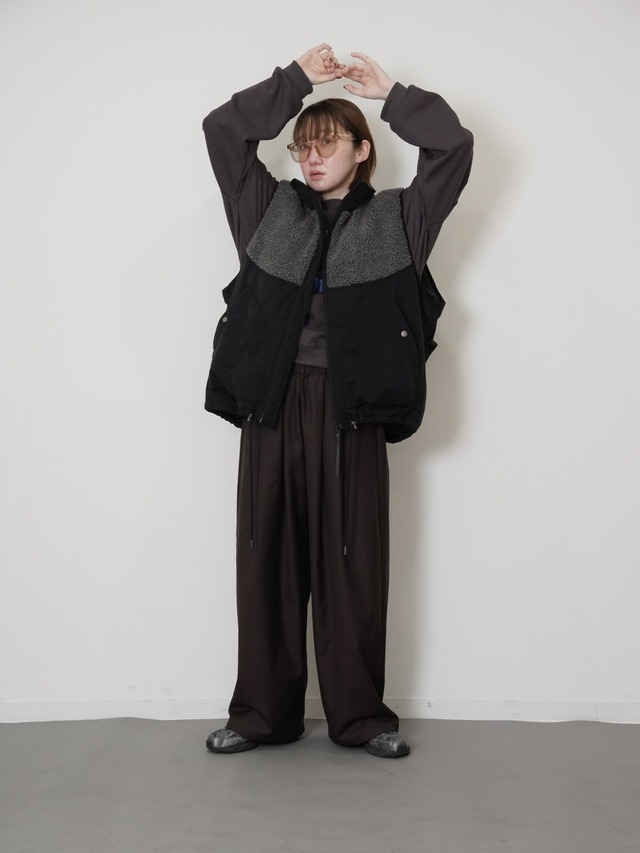 unisex【867design】Boa Switching Vest