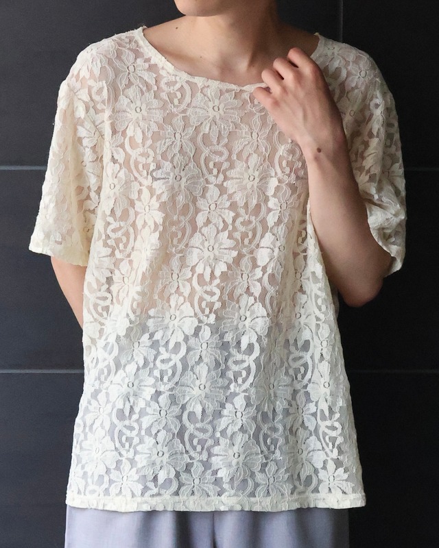 lace box silhouette top