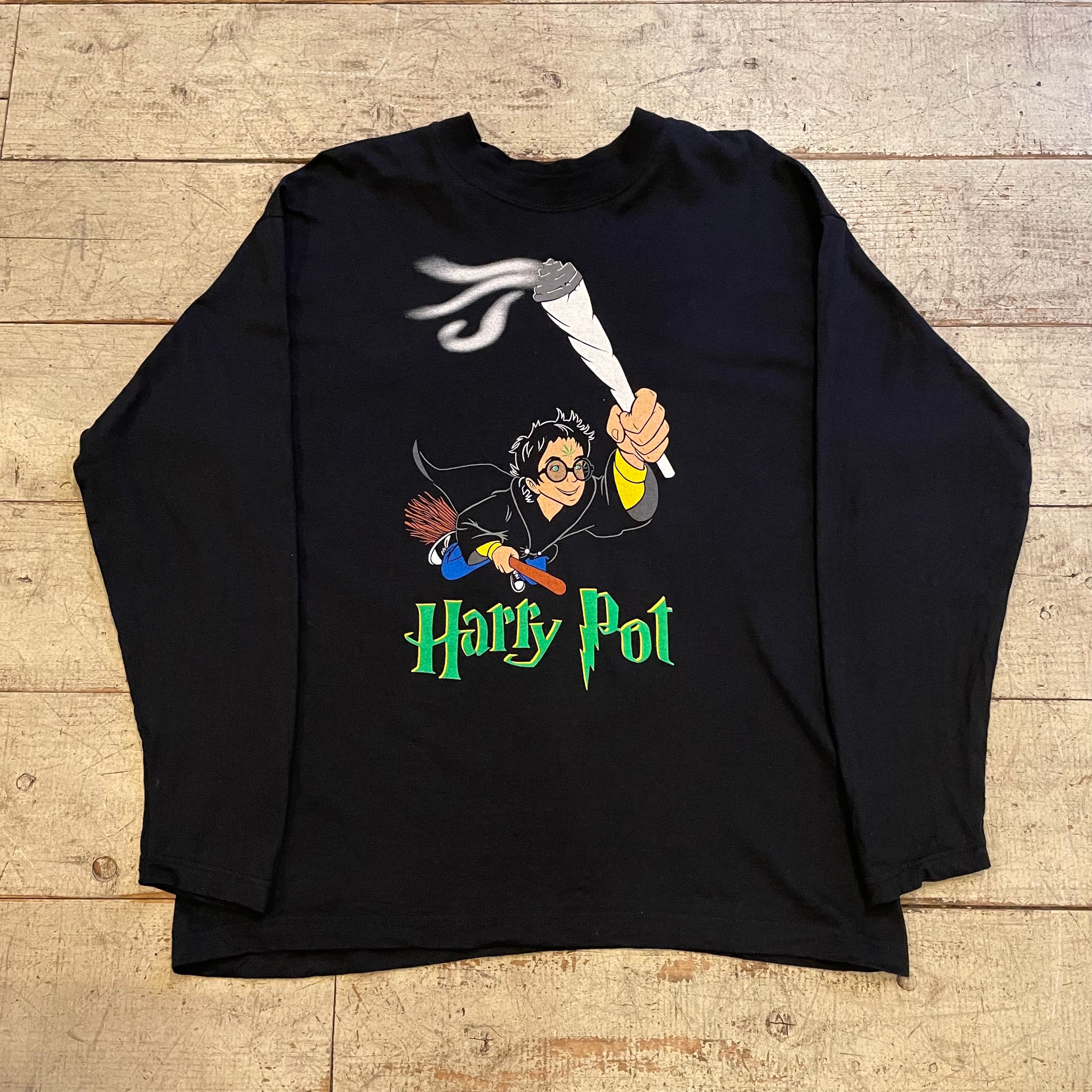 HARRY POT Tシャツ ハリーポッター パロディ GANJA WEAR