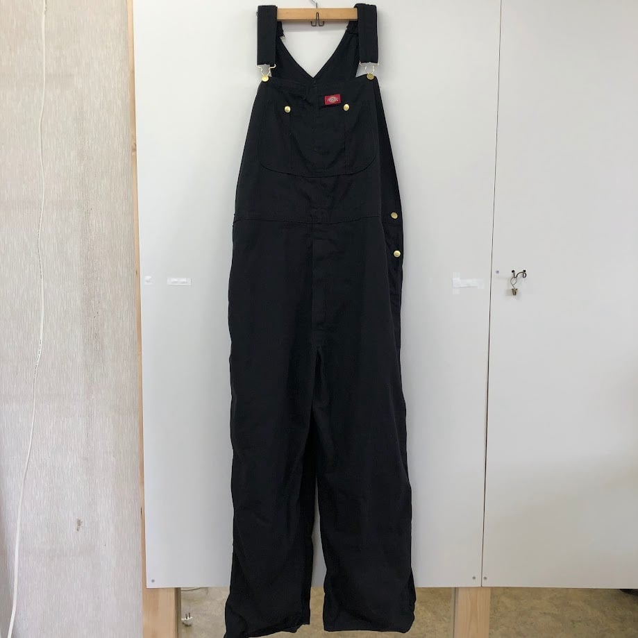 最終値下げ】ディッキーズ ダック地/オーバーオール/サロペット/W44×32