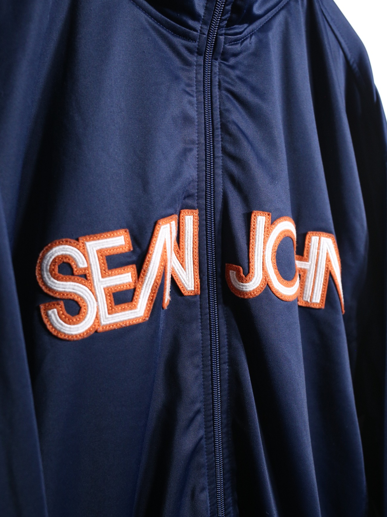 ”sean john” accent lib design satin track jacket - 9