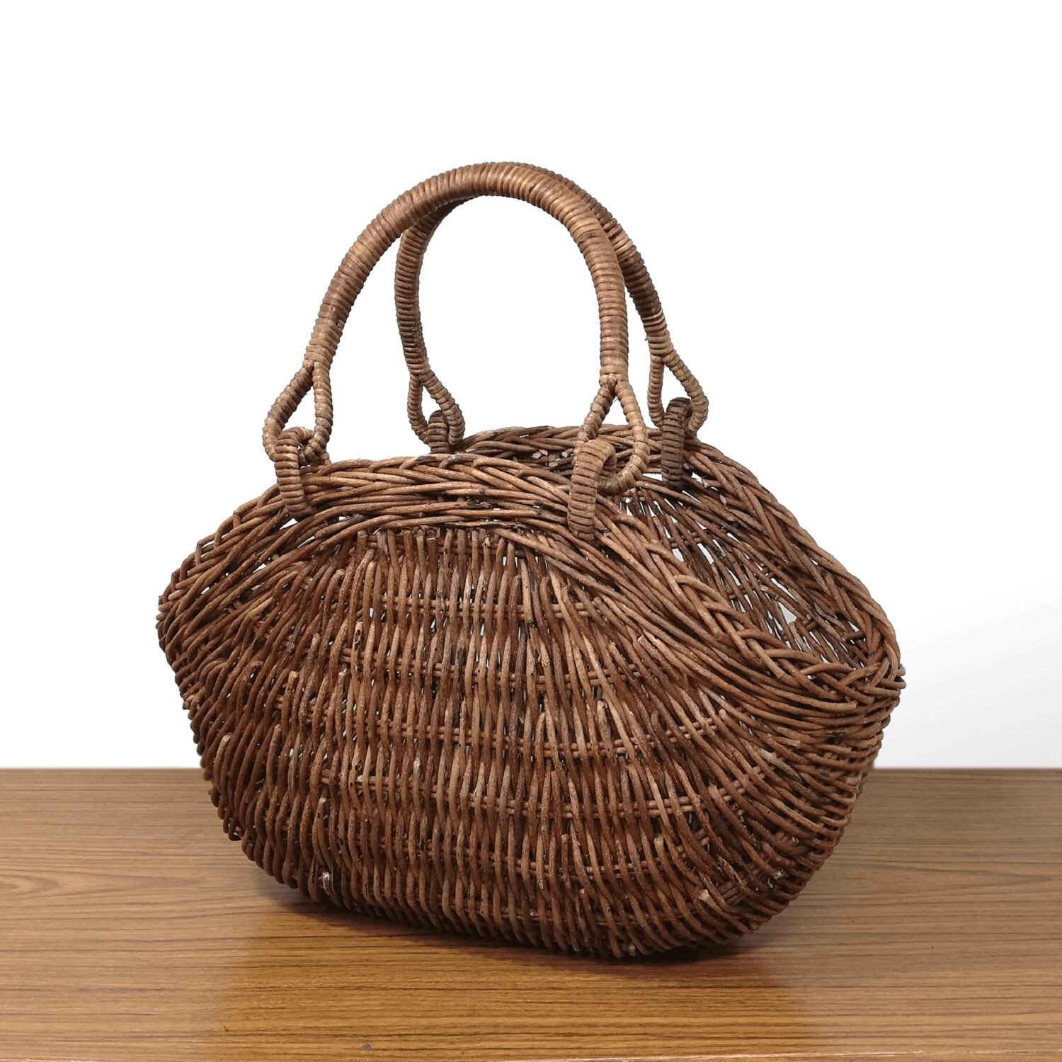 国産 あけび 籠 バック 国産 青森県産 希少 あけびの籠 あけびのかごバック