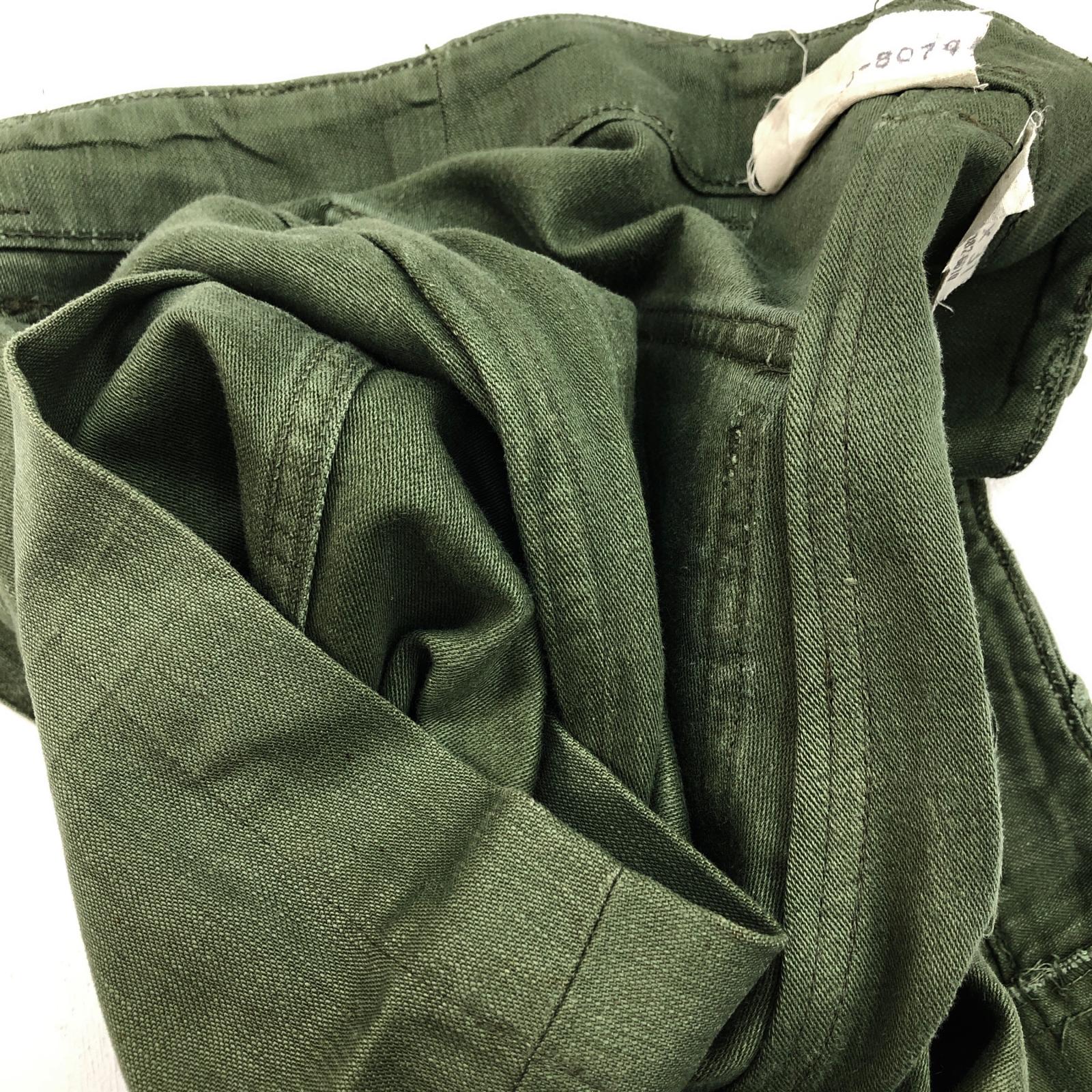 U.S.ARMY 60-70年代 OG-107 ベイカーパンツ W25 L23-24 相当 小さい