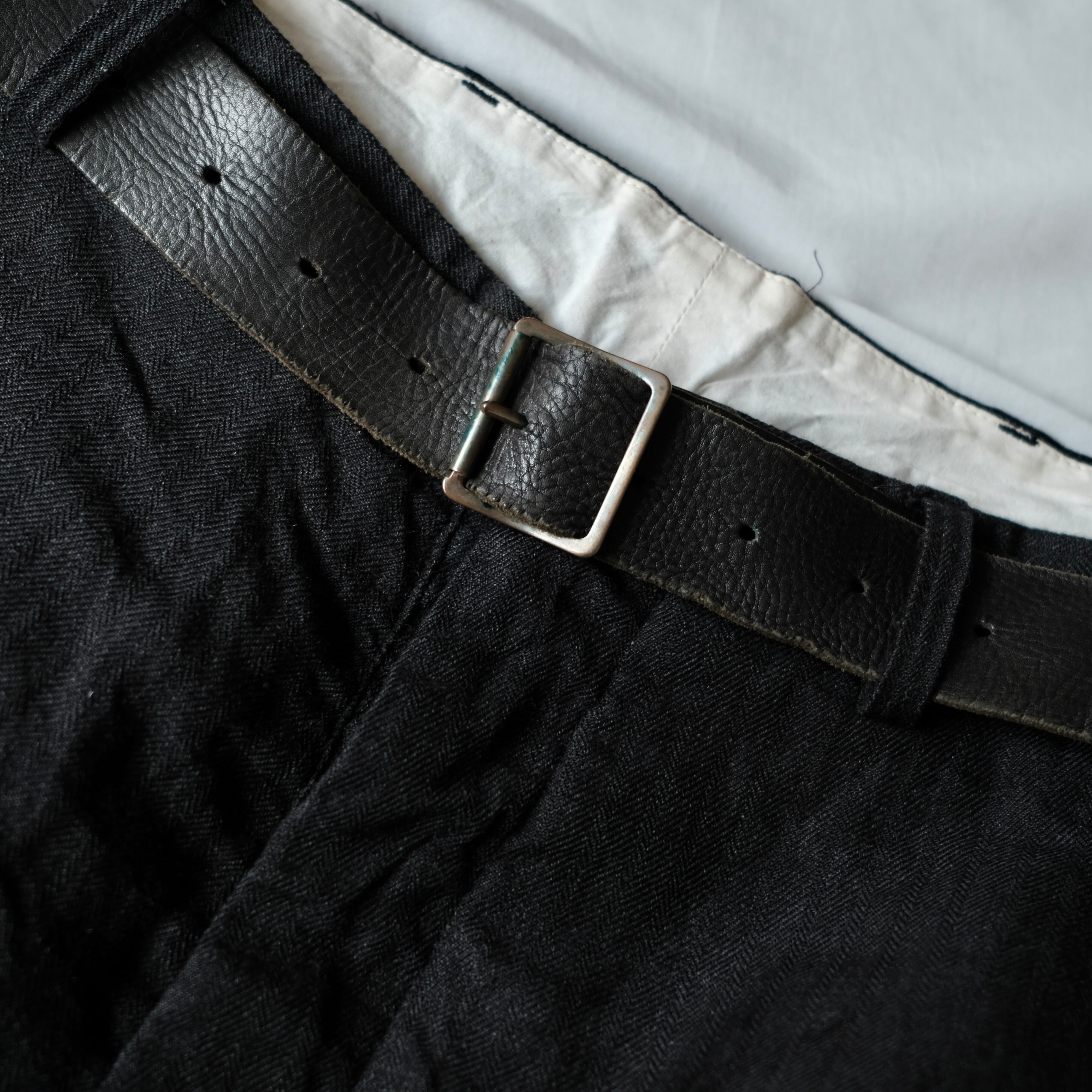 PAUL HARNDEN LEATHER BELT SHORTS | safarionline