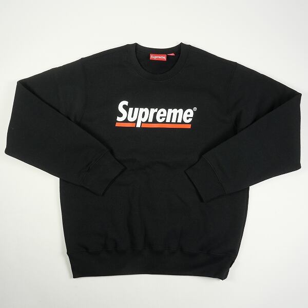 Mサイズ 黒☆Supreme 20ss Underline Crewneck - www.sorbillomenu.com