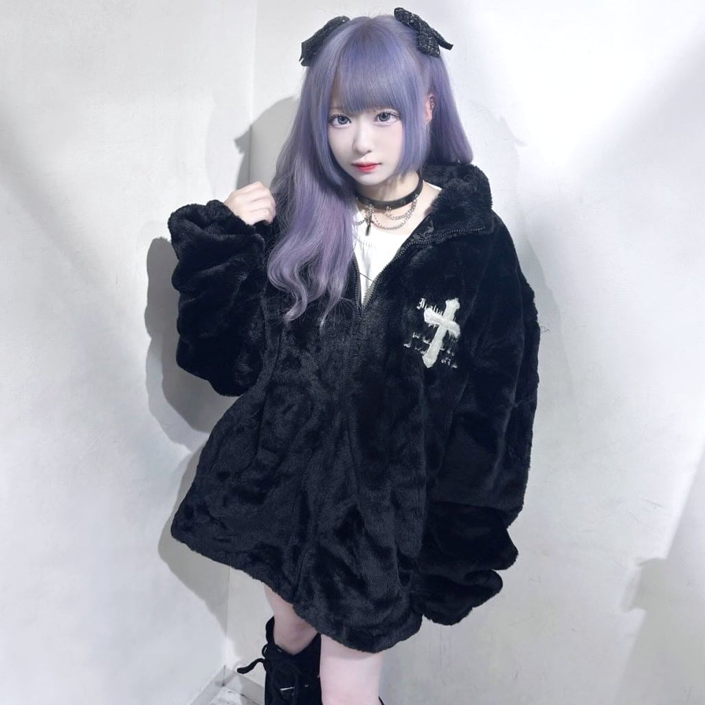 ふわもこ クロスBIGファーブルゾン | VOLCAN&APHRODITE ふわもこ クロスBIGファーブルゾン | VOLCAN&APHRODITE