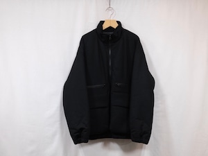 KANEMASA PHIL” High Gauge Milled Wool Padded Blouson Black”