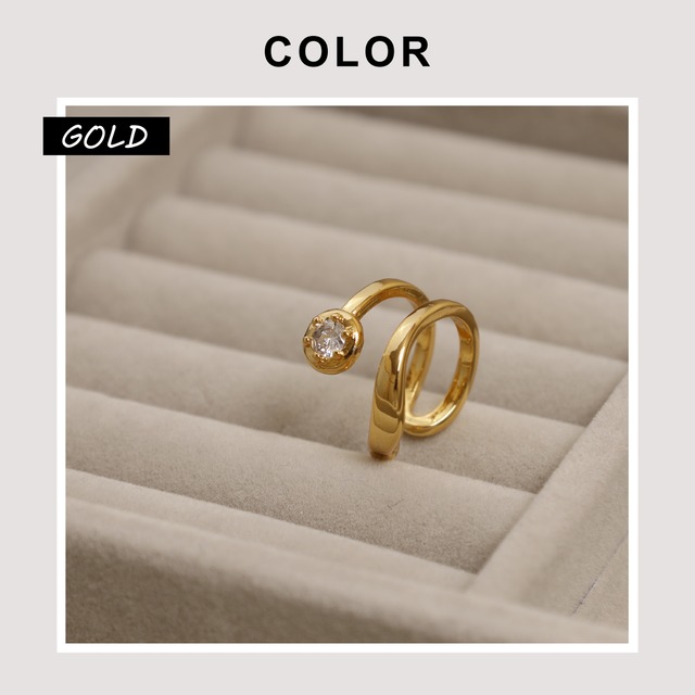 Ear cuff -Gold-
