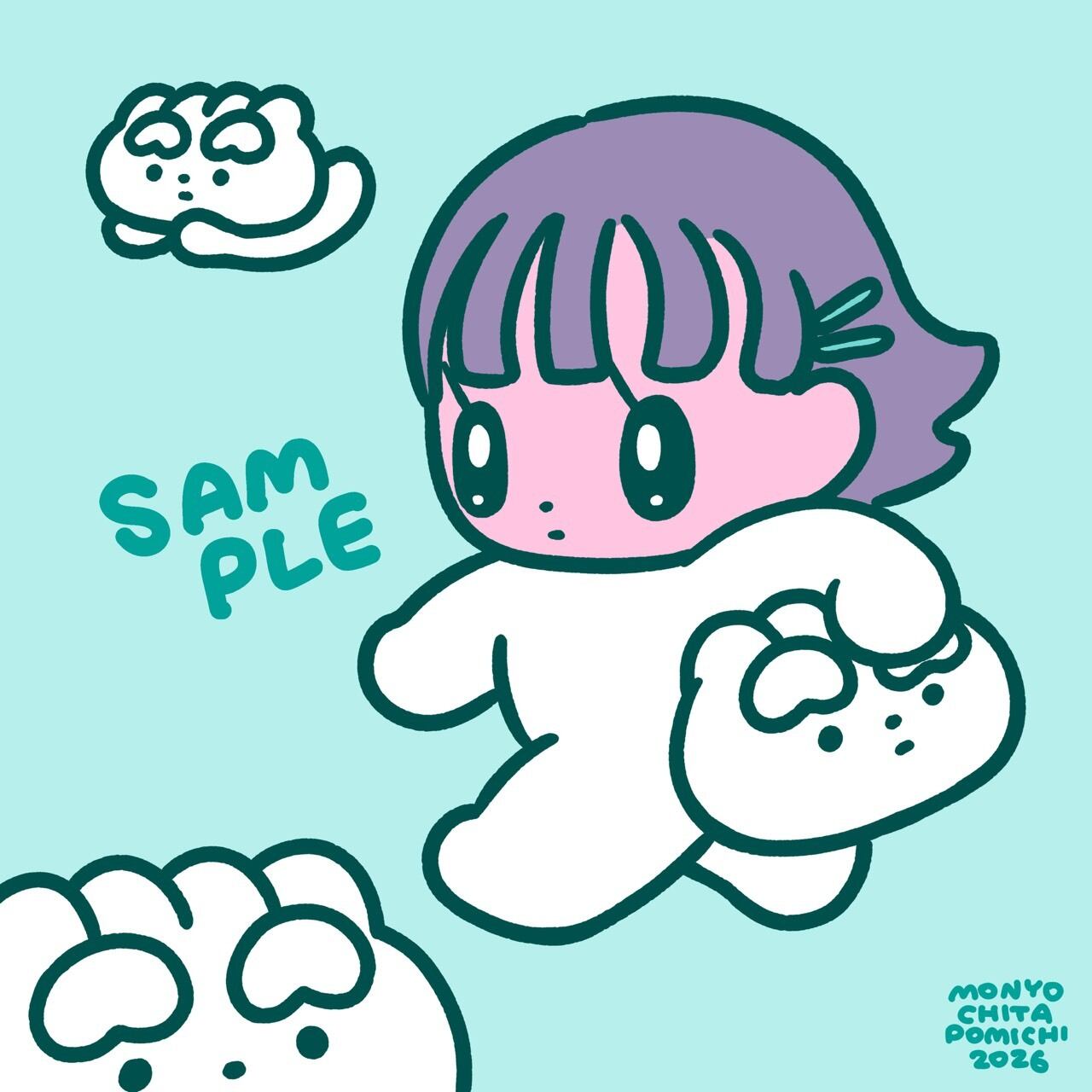 モニョチタポミチ 似顔絵イべント 1/18(日) ⑤ 15:10~15:30 @幡ケ谷