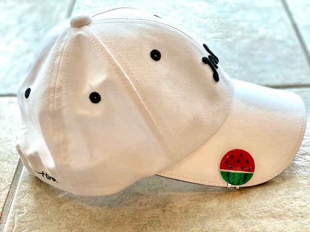 ゴルフマーカー・スイカ (マグネットタイプ)