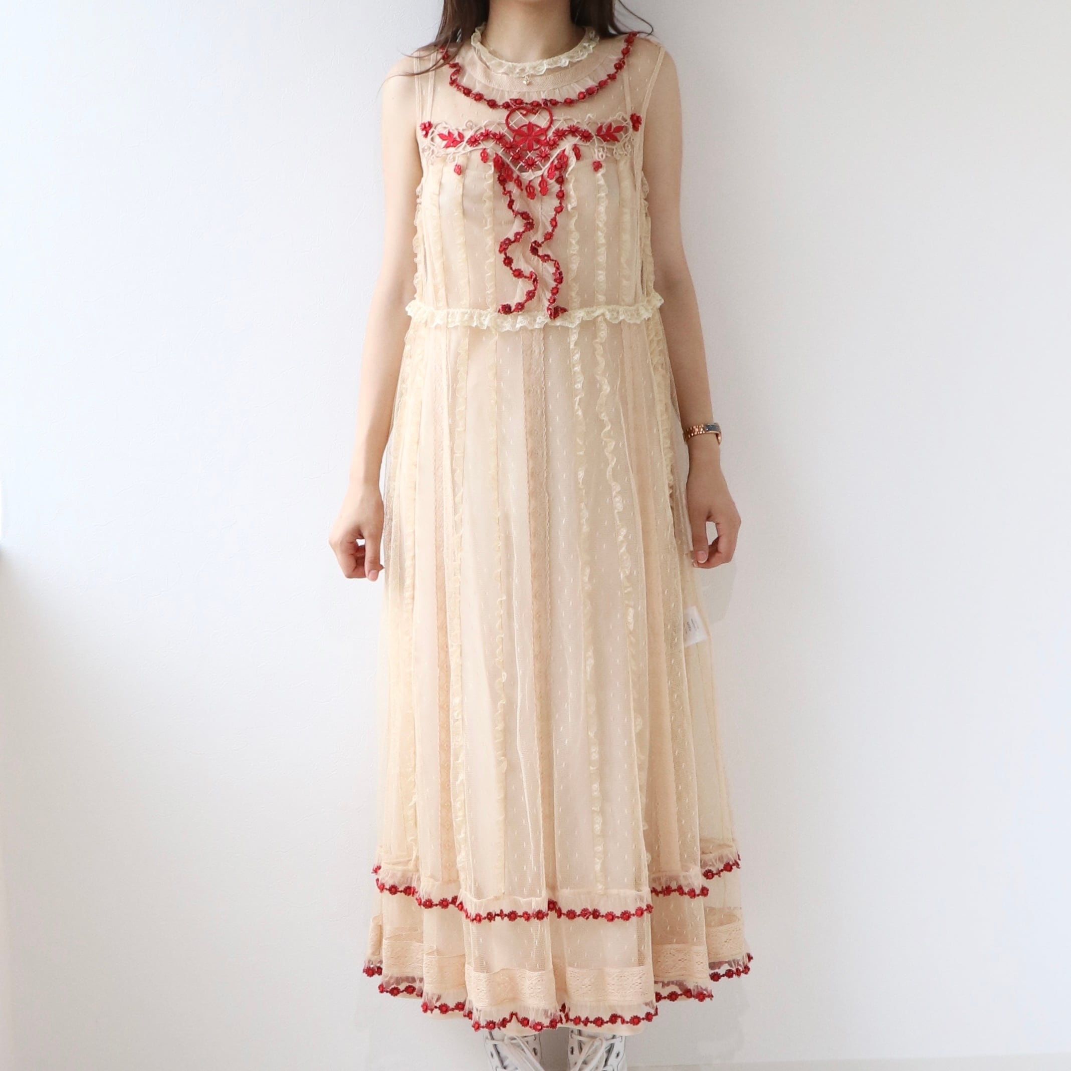 RED VALENTINO レース ワンピース レッドバレンティノ タグ付き