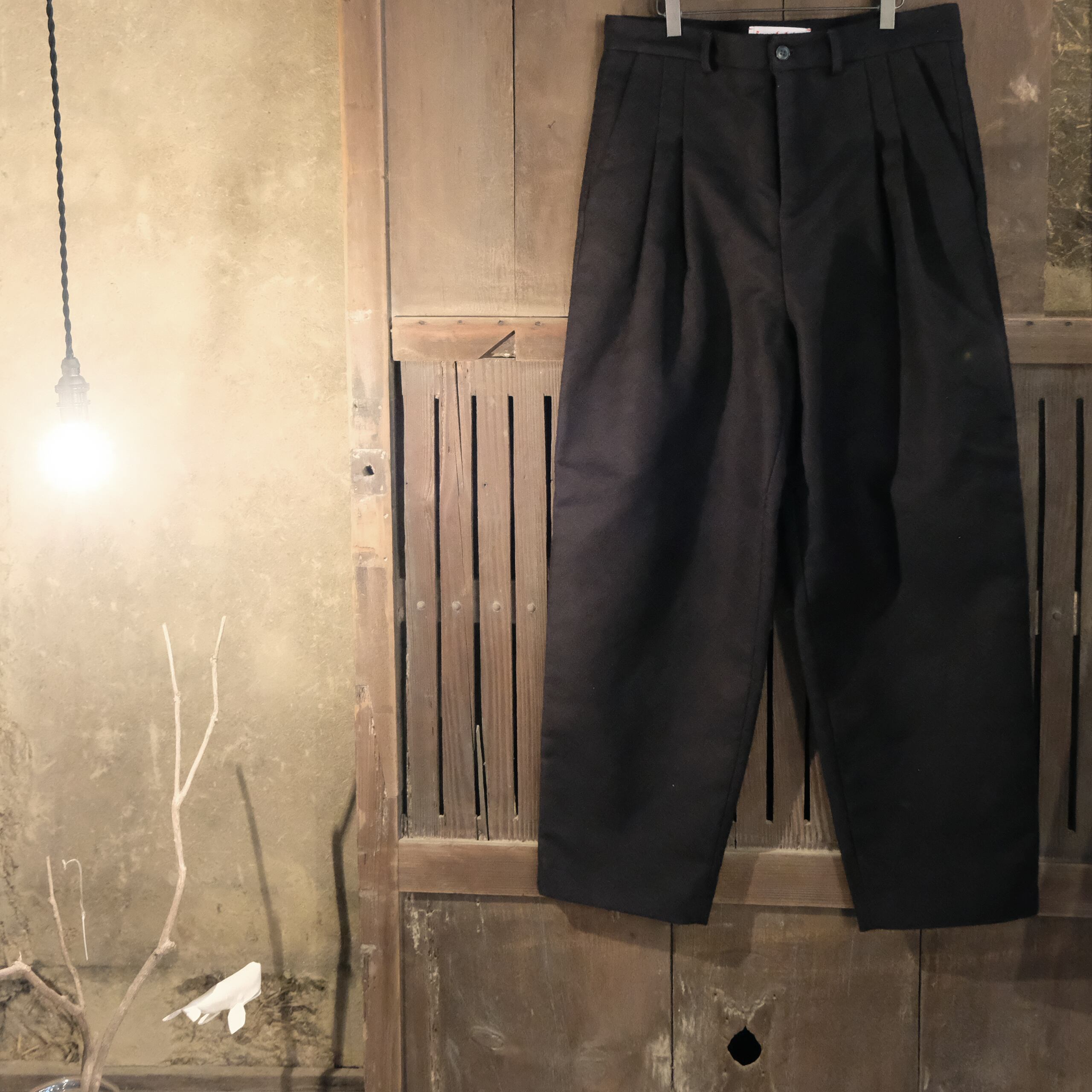 FRANK LEDER フランクリーダー Deutschleder 2TUCK PANT L-SIZE